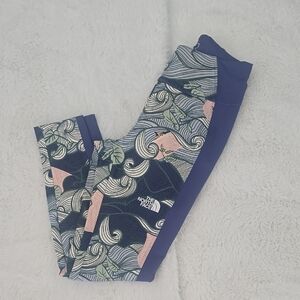 The North Face Kids' Navy and Pink Patterned Leggings